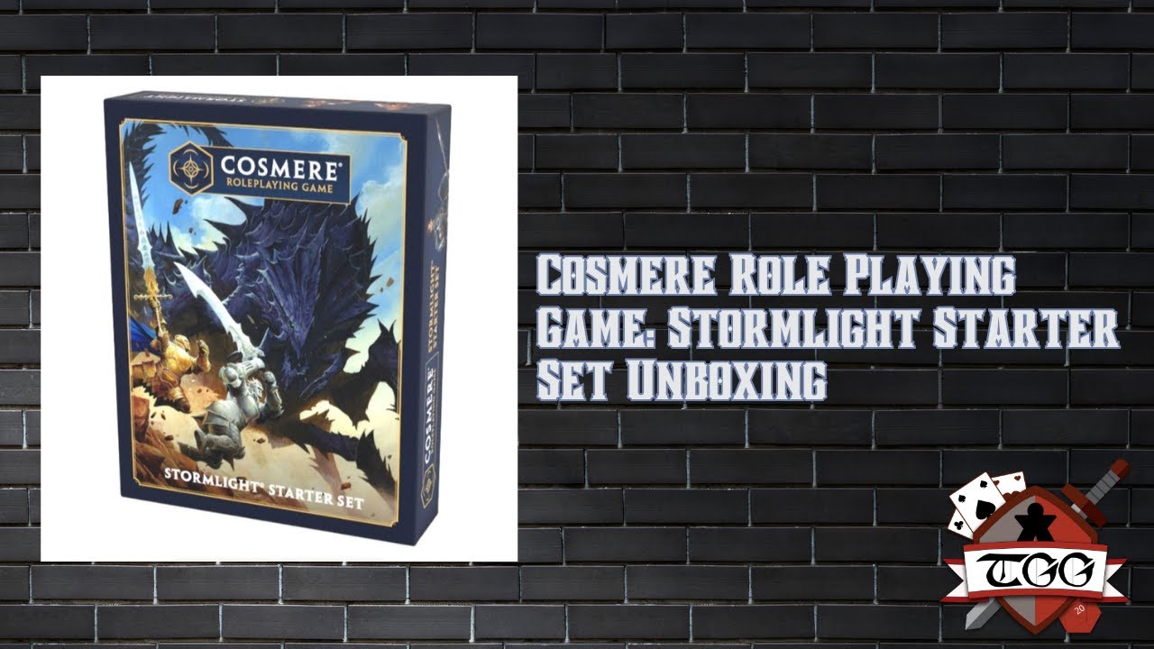 Распаковка стартового набора ролевой игры Cosmere: Stormlight | Содержимое коробки ролевой игры