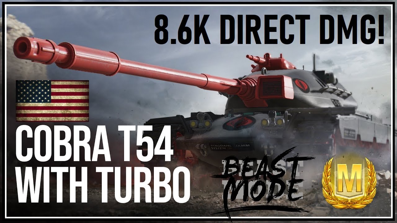 WOTC: Cobra T54 // No Commander Skills - No Problem // 8.6K direct DMG! (no comm)
