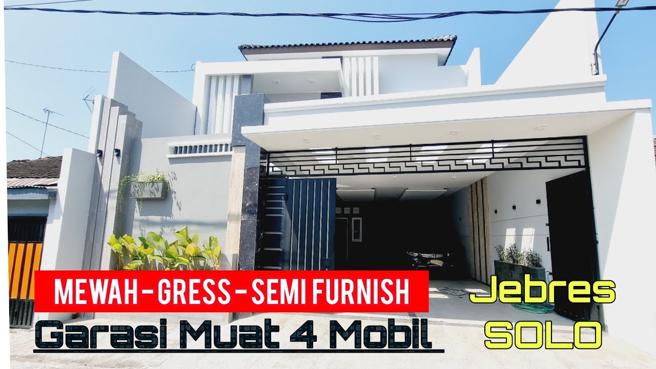 HOME TOUR || Rumah Mewah Luxuary 2 Lt Gress Semi Furnish Di Jebres Solo Kota