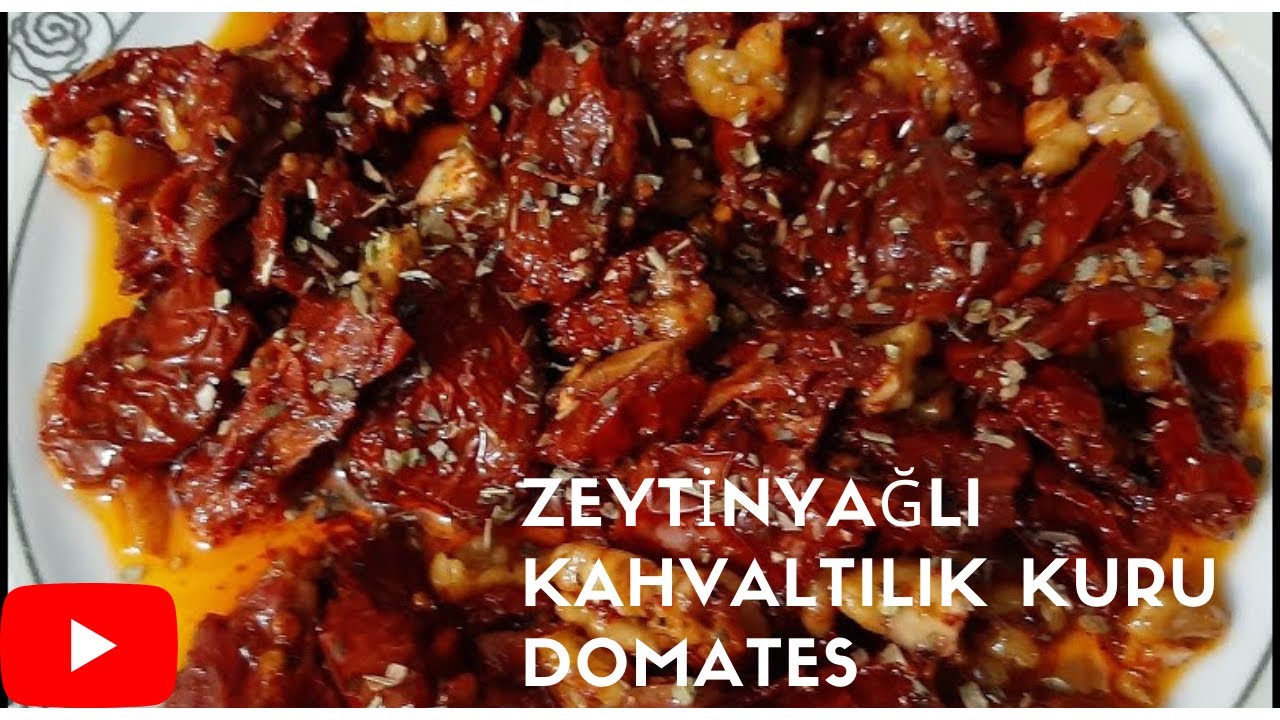 ZEYTİN YAĞLI CEVİZLİ KAHVALTILIK KURU DOMATES TARİFİM‼️ EFSANE BİR LEZZET👌 MUTLAKA DENEMELİSİNİZ!