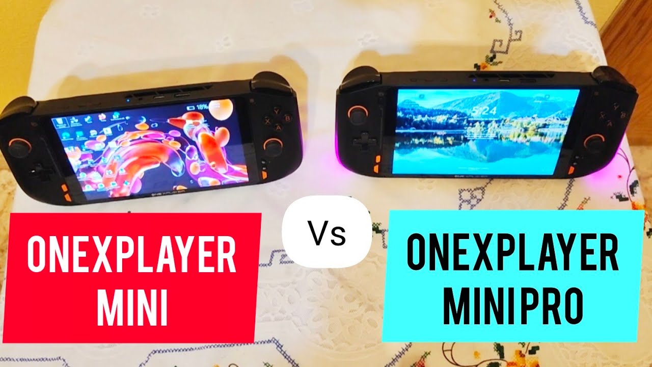 ONEXPLAYER MINI VS ONEXPLAYER MINI PRO-DIFERENCIAS EN EL PROCESADOR Y LAS LUCES RGB-ESPAÑOL.🤗🕹️🎮