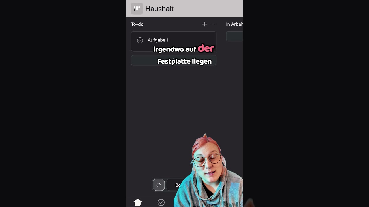 Erster Blick in die Asana-App (ADHS-Check)
