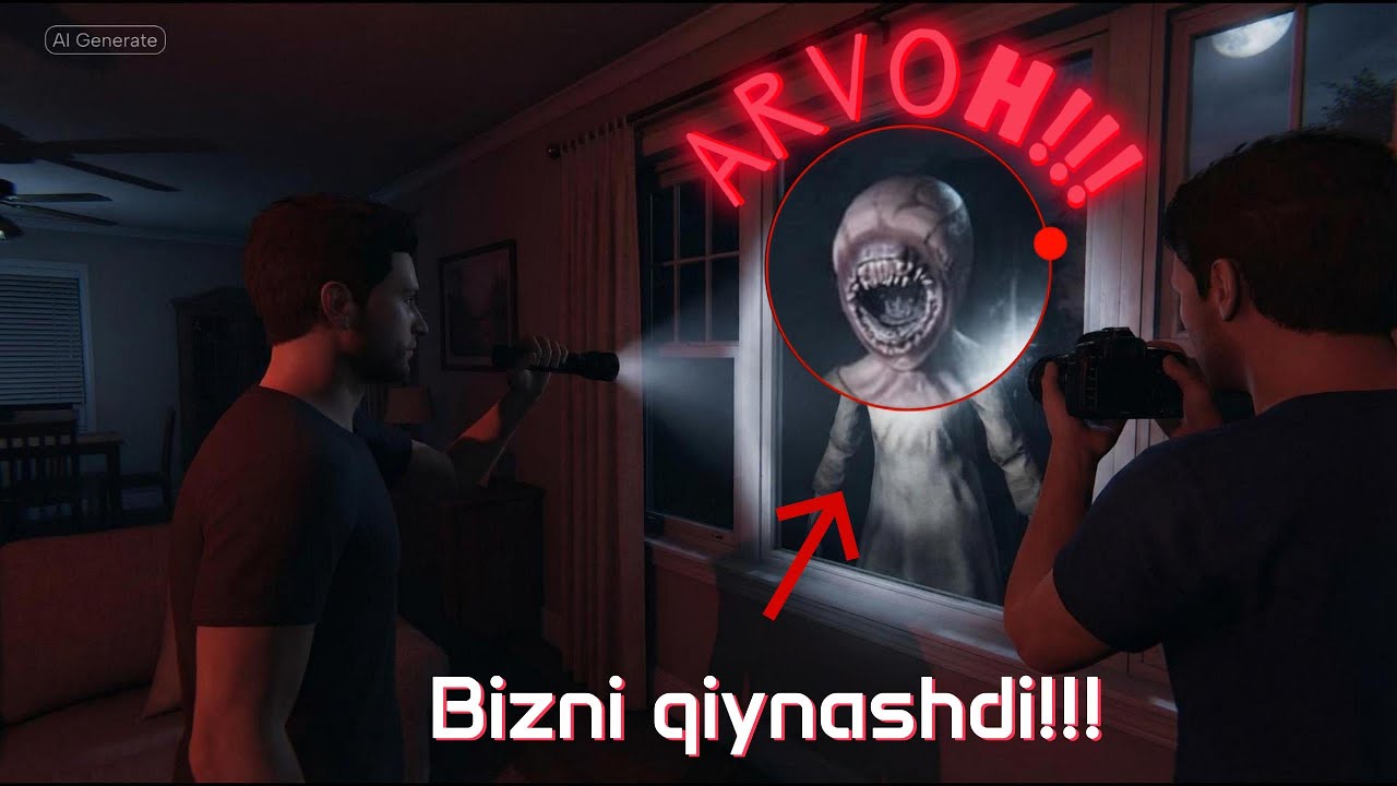 Phasmophobia: Kirish bor lekin chiqish yo`q!😱 Uzbekcha letsplay