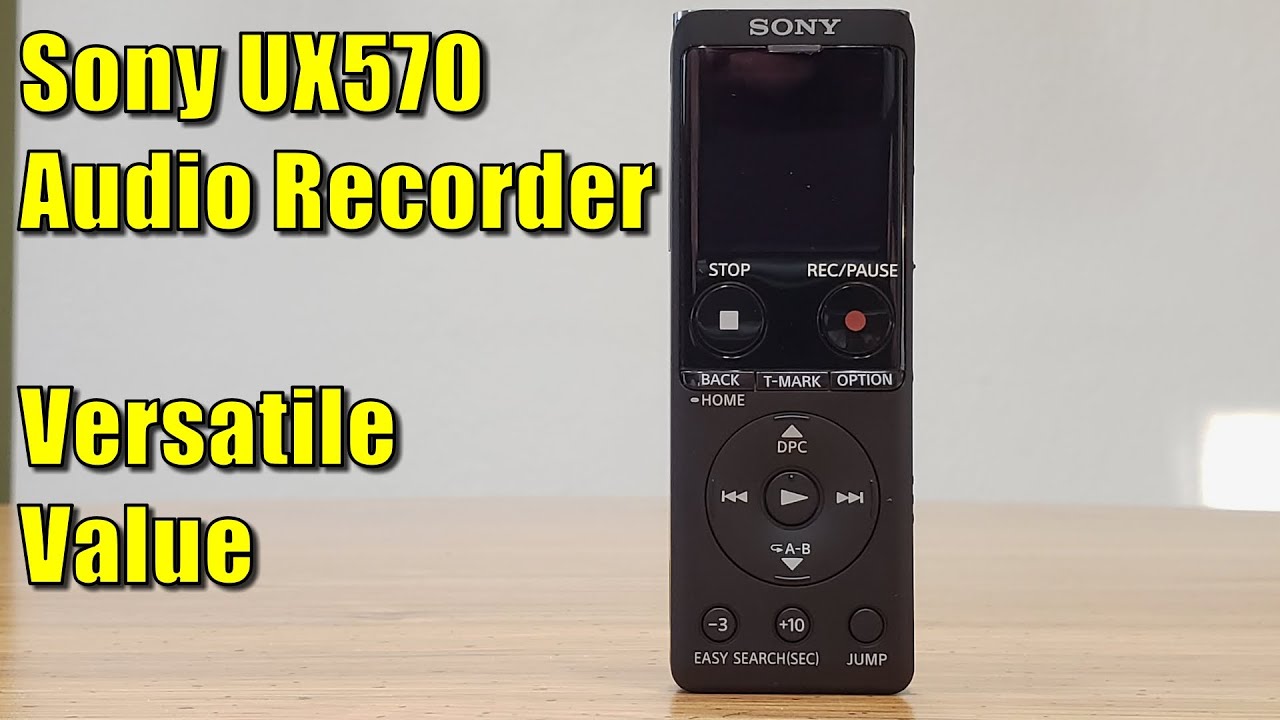 Обзор аудиорекордера Sony UX570: на удивление хорош?