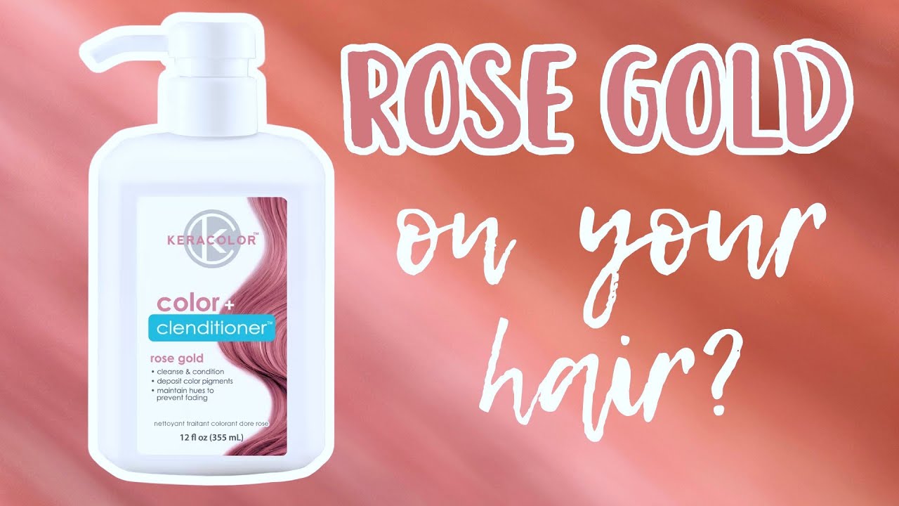 Keracolor ROSE GOLD | Hair Swatch