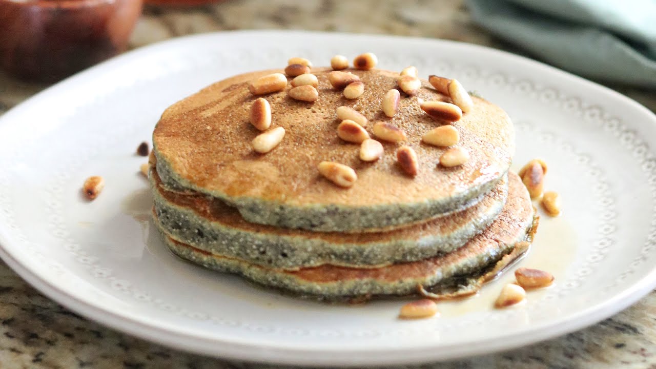 Cook with Me - Fancy Blue Corn Pumpkin Oat Pancakes