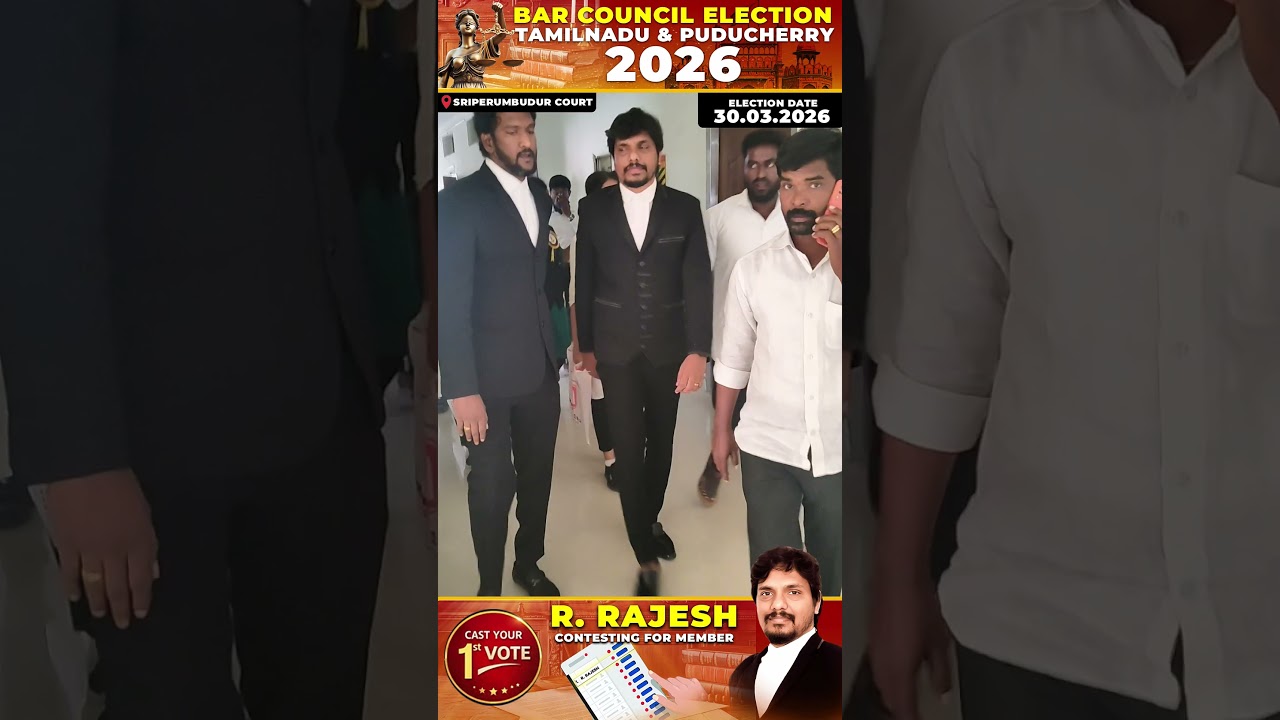 Bar council of Tamilnadu & Puducherry election 2026.