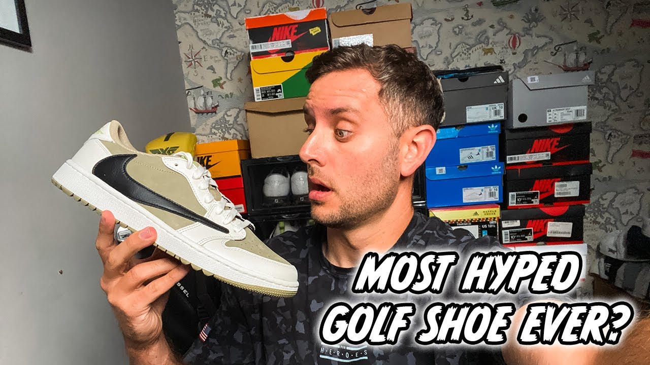 Air Jordan 1 Low Golf x Travis Scott «Neutral Olive» | Самые разрекламированные кроссовки для гол...
