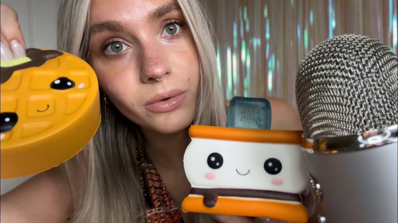 ASMR| Sticky Squishes With Pure Whispers🧇