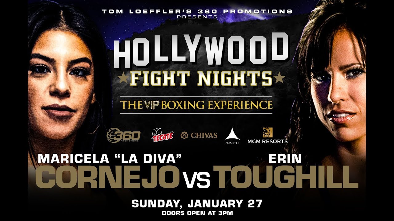 Hollywood Fight Nights Jan 27, 2019: Tom Loeffler's Hollywood Fight Nights LIVE!!!Maricela Corne..