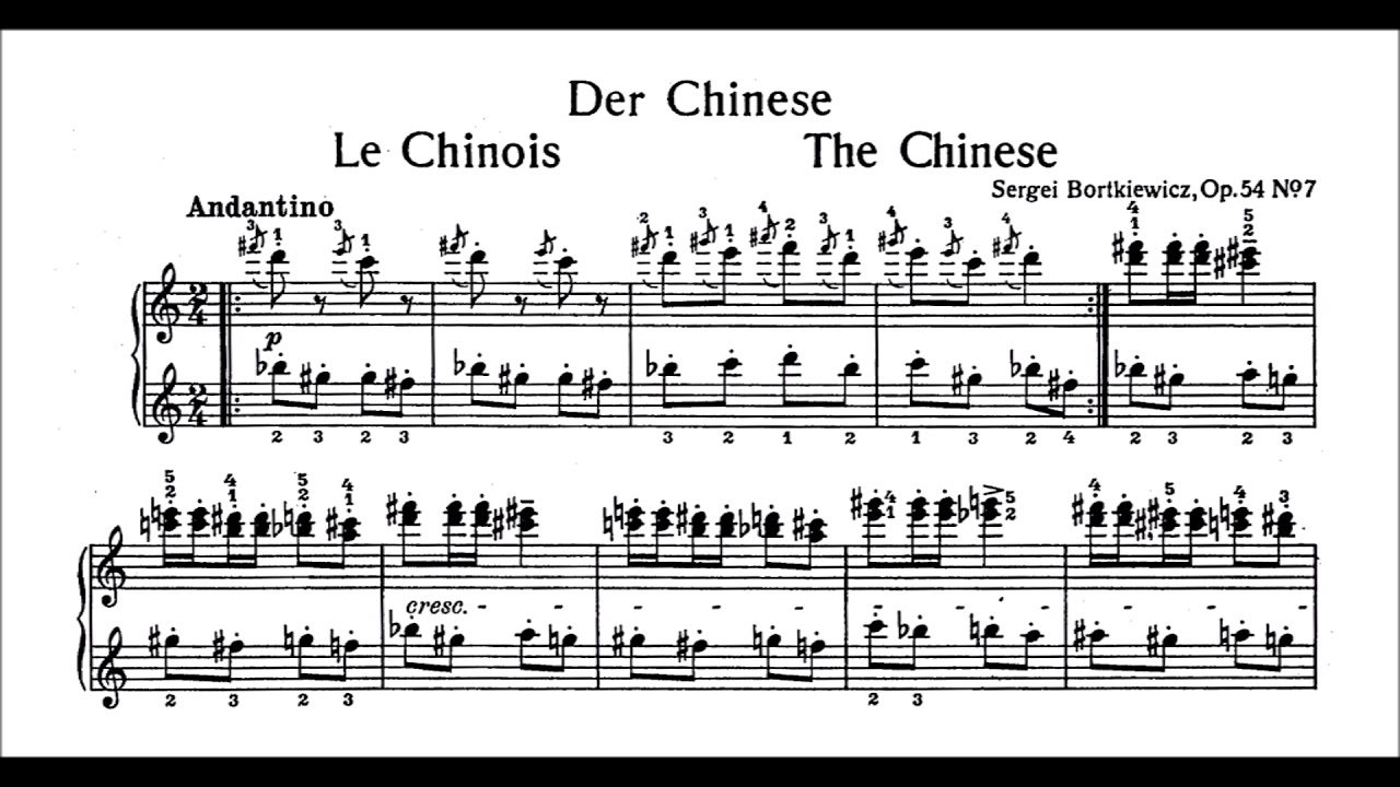 Sergei Bortkiewicz - Marionettes, Op. 54