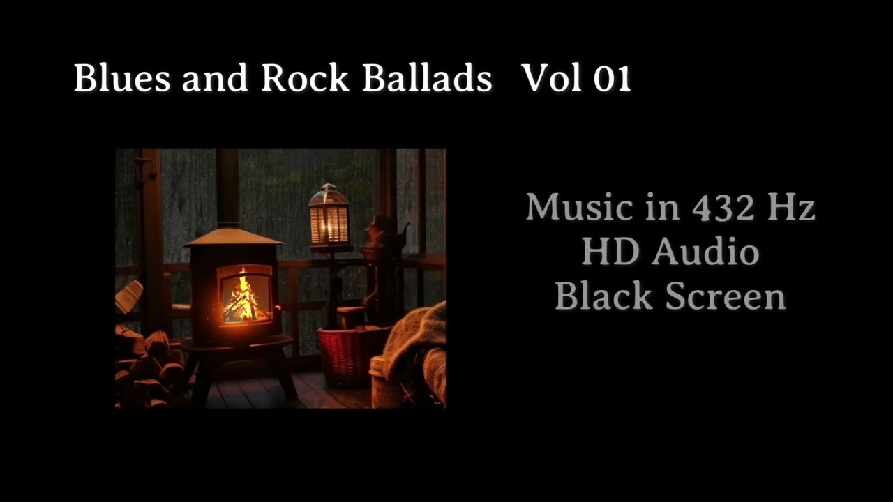 Blues and Rock Ballads Vol 01 - Music in 432 Hz - HD Audio