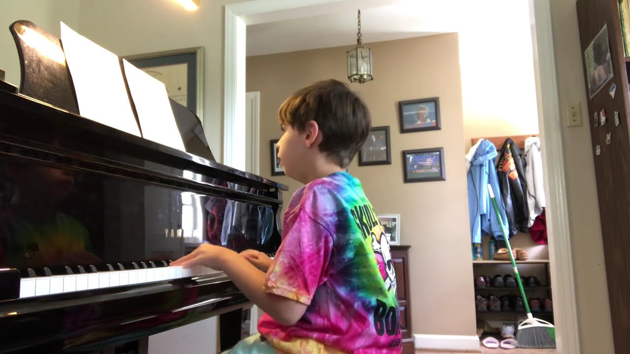 We are the World - USA for Africa (1985) - performed by Henry H. (age 8) - Mike Evans' Piano Student