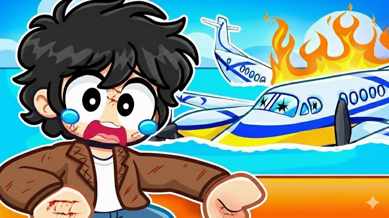 I SURVIVED AIRPLANE STORY 2 (in Roblox luckily the Monster did not kill me.