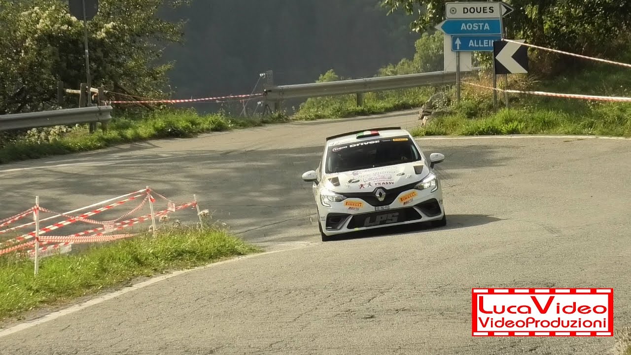 44° Rally Valle d'Aosta 2023 Branche-Bionaz Clio Rally3 - Passaggi esterni