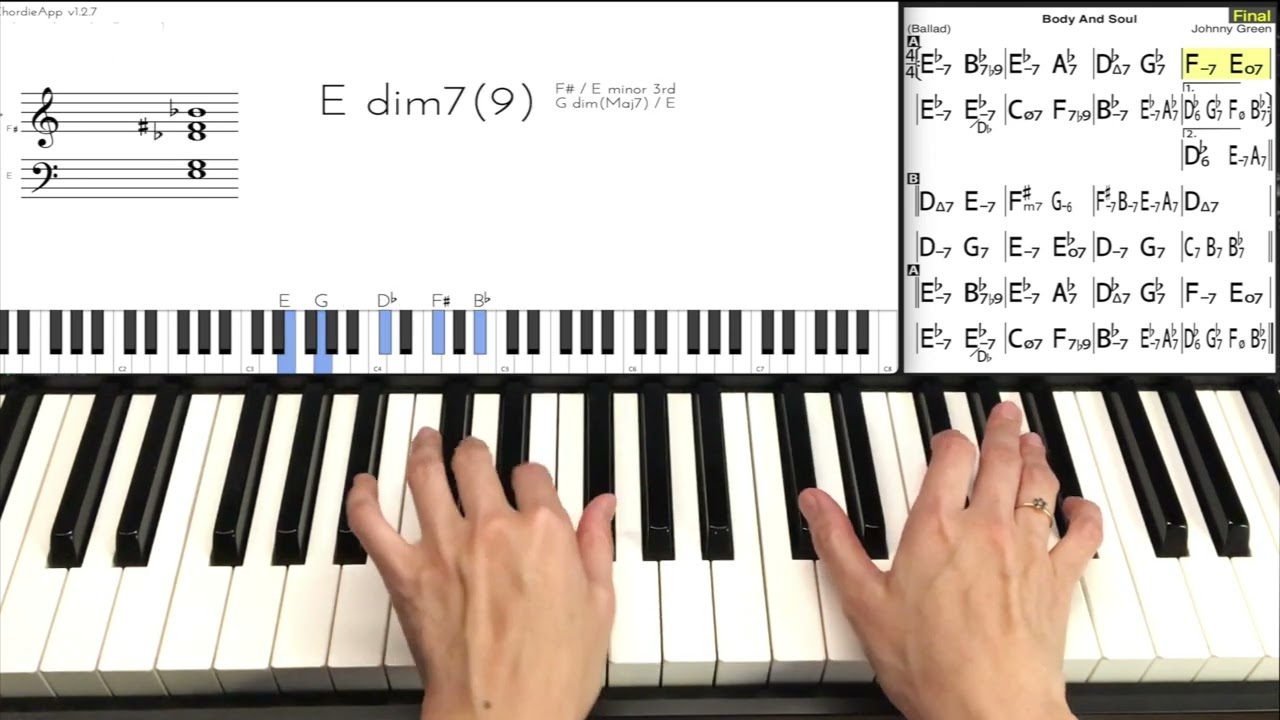 Body And Soul (Jazz Piano Voicing Practice)