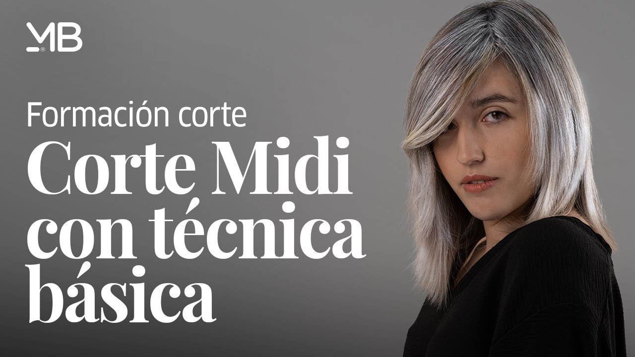 Corte Midi con t&eacute;cnica b&aacute;sica paso a paso