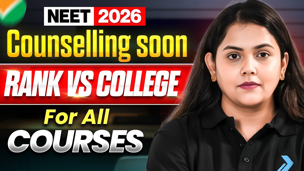 NEET 2026 Rank vs College Prediction 🔴 LIVE | All Courses Counselling Updates