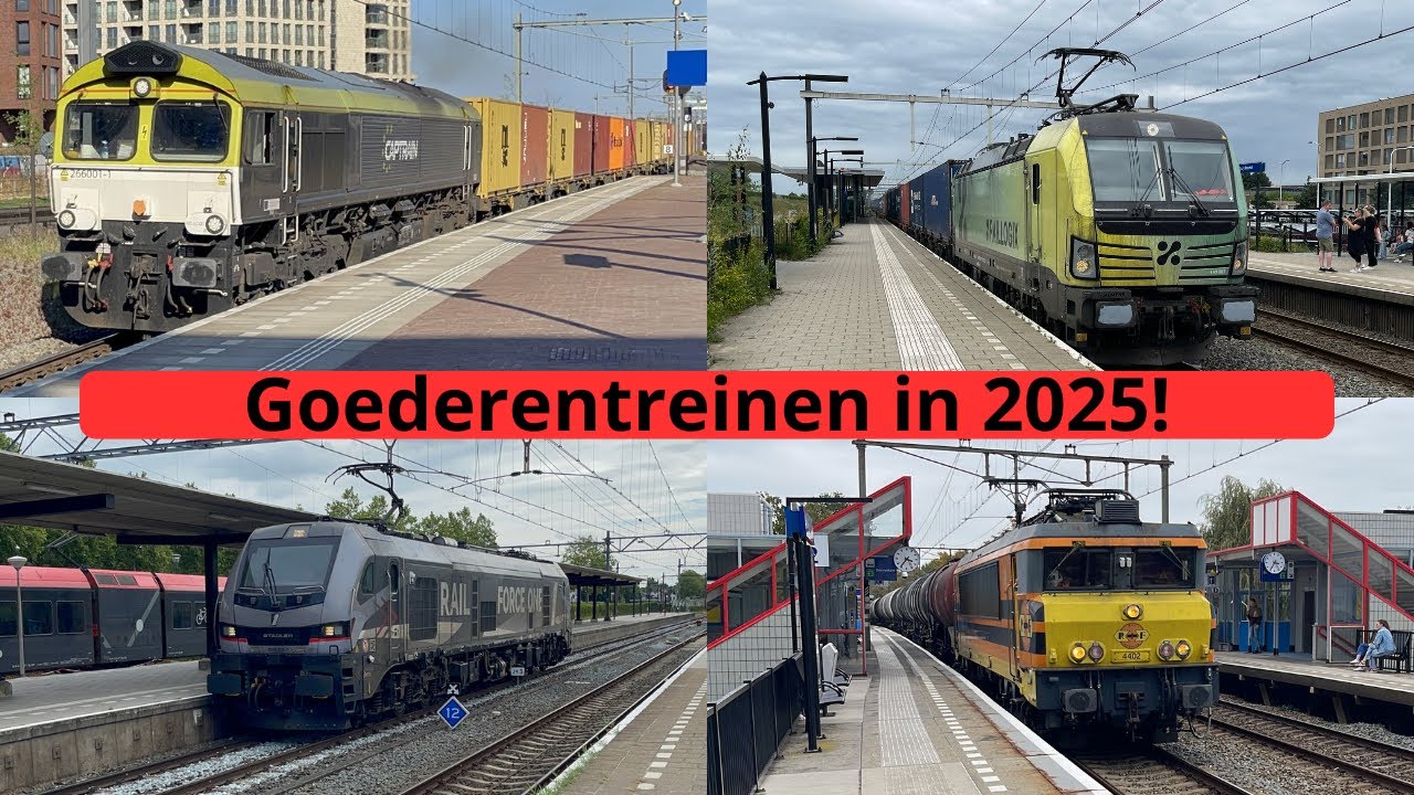 Goederentreinen door Nederland in 2025!