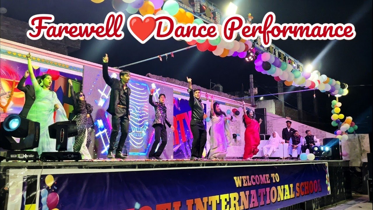Farewell party Dance performance for class 12 