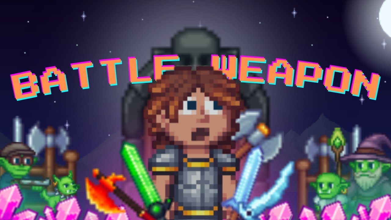 MENCOBA SEMUA BATTLE WEAPON DI CRYSTAL REALMS