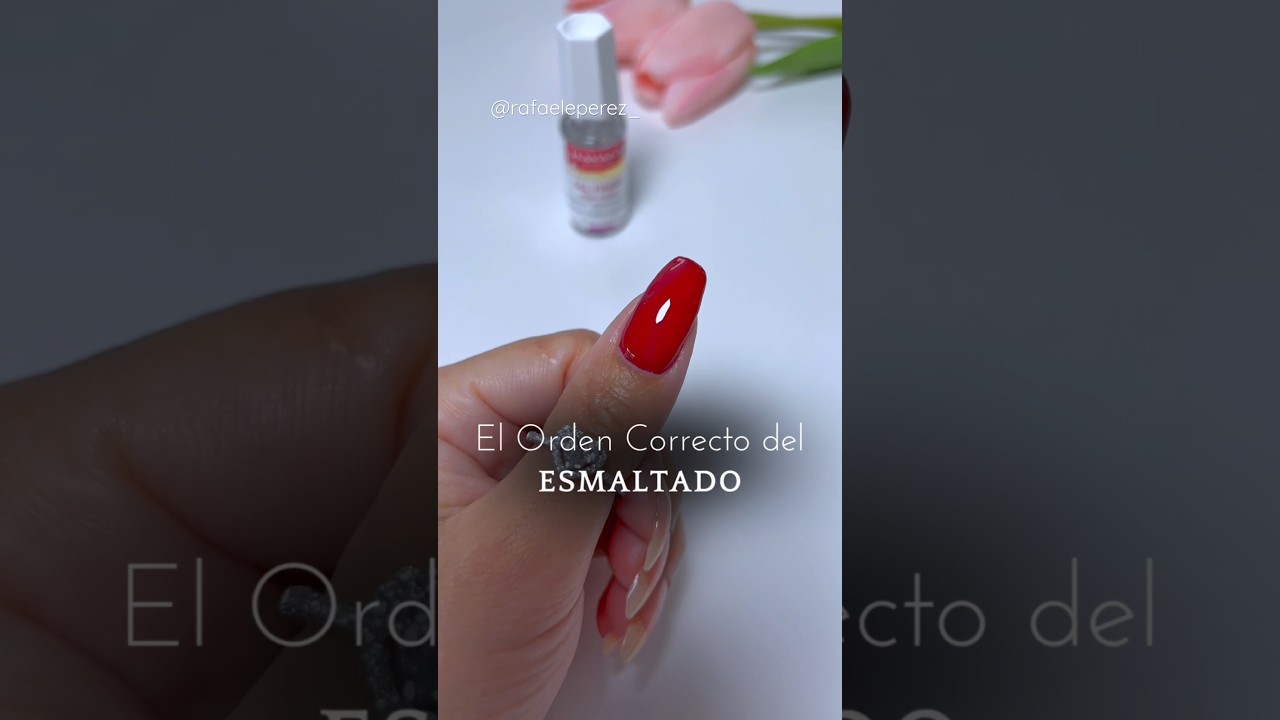 El orden correcto para un esmaltado perfecto 💅🏼 #u&ntilde;as #nails #nailart #nailtutorial #nailhacks
