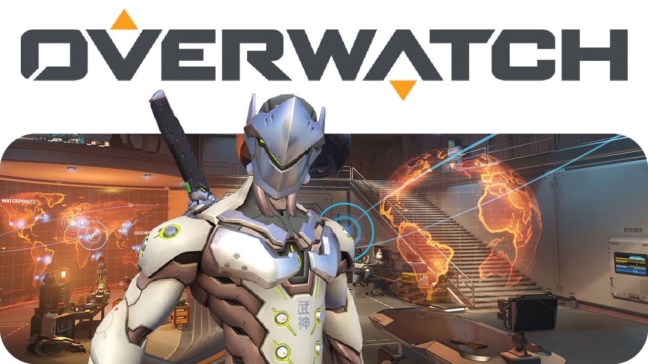 Overwatch Beta - Genji/Reinhardt Gameplay: Cyborg Ninja Action