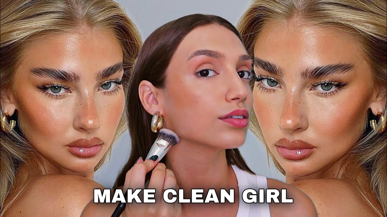 COMO FAZER MAKE CLEAN GIRL *MAQUIAGEM GLOW NATURAL MUITO F&Aacute;CIL*