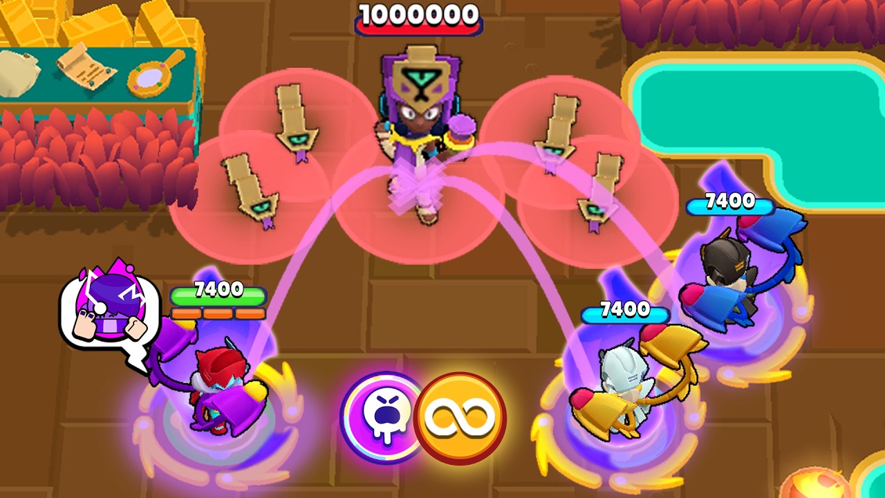 INFINITE EDGAR'S HYPERCHARGE BUFFIE BROKE BOSS IN 10S 😱 Brawl Stars 2026 Funny Moments, Fails ep1978