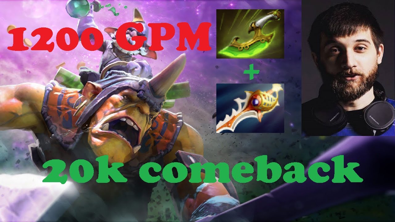 Swift Blink and Divine Rapier on Arteezy is OP! Rtz 20k Alchemist comeback against crazy Troll!
