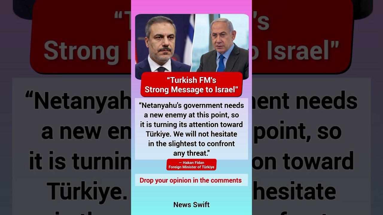 T&Uuml;RKIYE vs ISRAEL? Foreign Minister's POWERFUL Statement Goes VIRAL