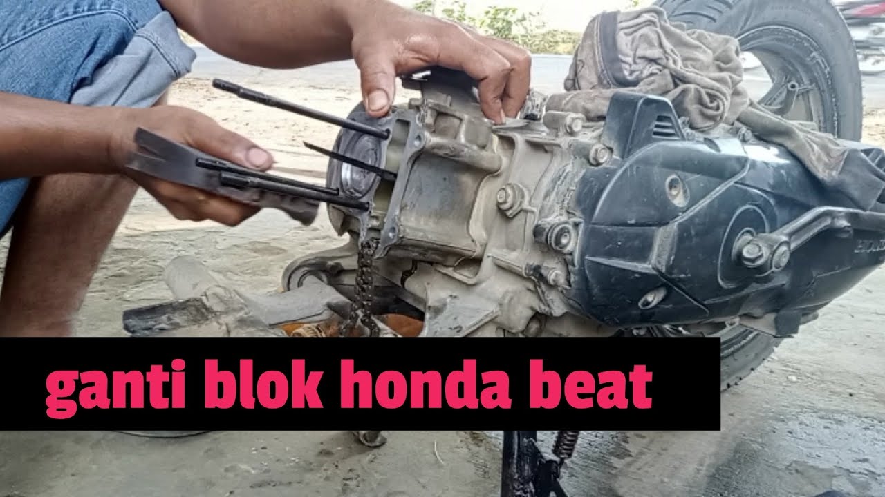 ganti blok Honda beat street#honda #bengkelmotor #ejm #endhyjayamotor