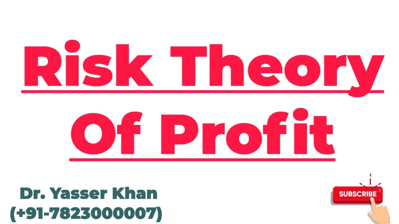 Risk Theory Of Profit | Theory Of Profit | Profit | Economics | Microeconomics | CUET | UGC | UPSC