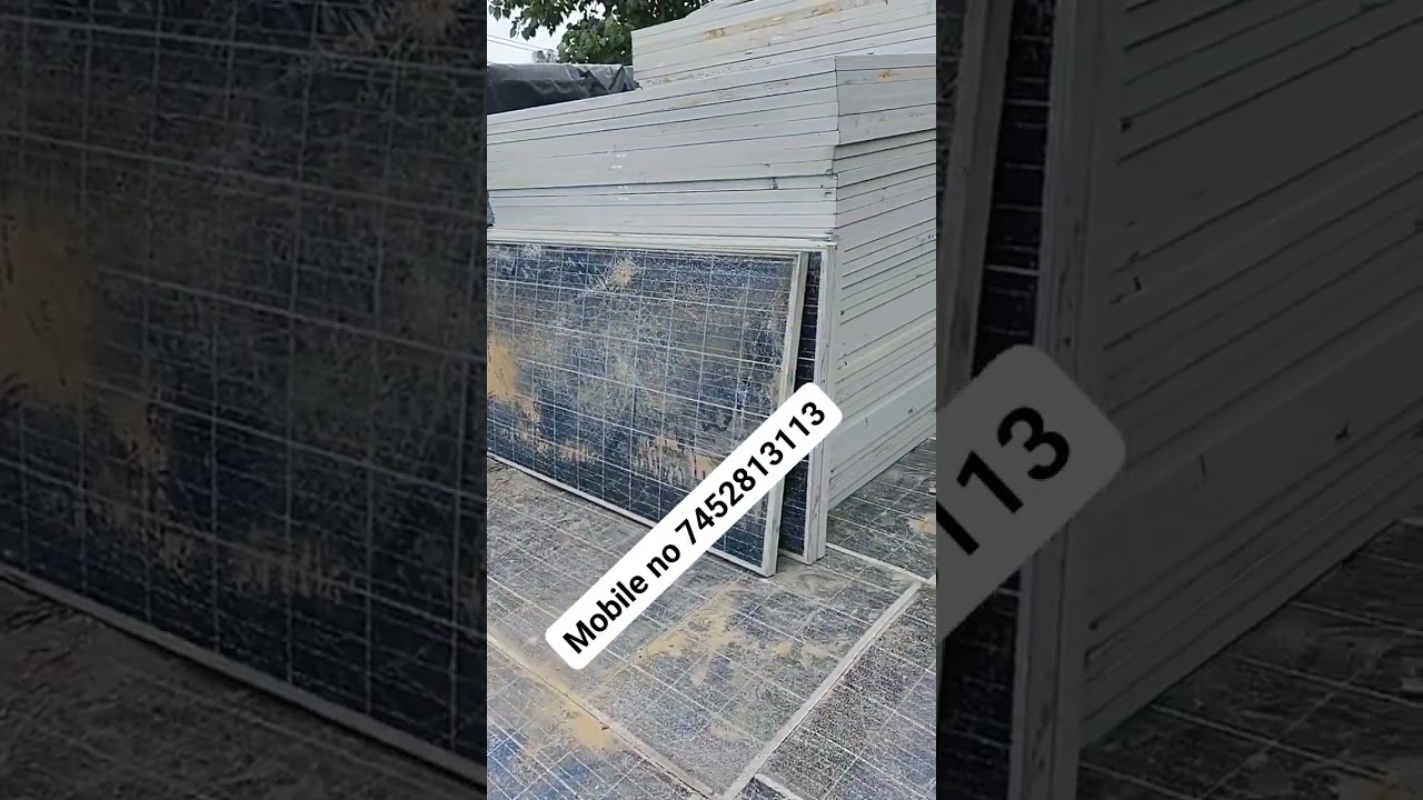 Alisha traders Bhojpur dharmpur muradabad broken solar panel available jinko 330watt