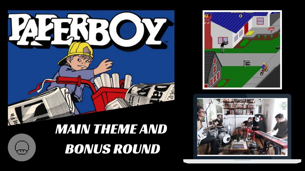 Paperboy - Main Theme & Bonus Round | Live Cover by EXTRA LIVES