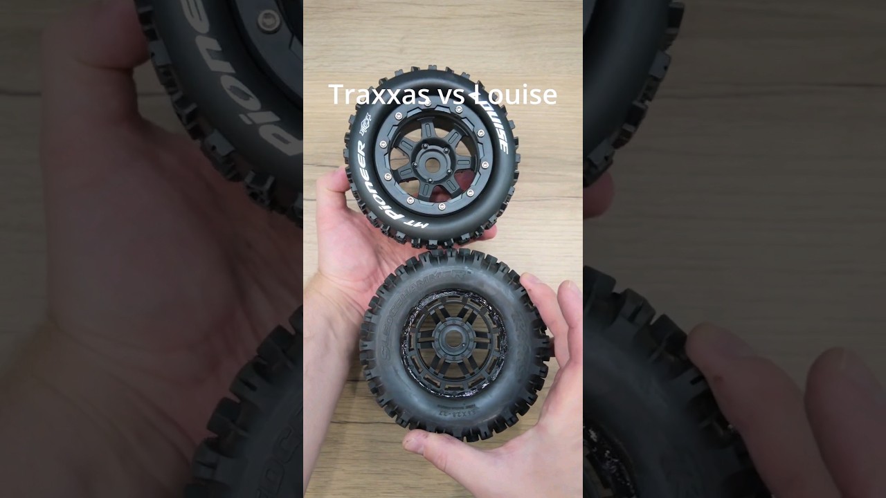Monster tyres. Louise MT-Pioneer vs Traxxas Sledgehammer. #tyres #rc #traxxas #louise