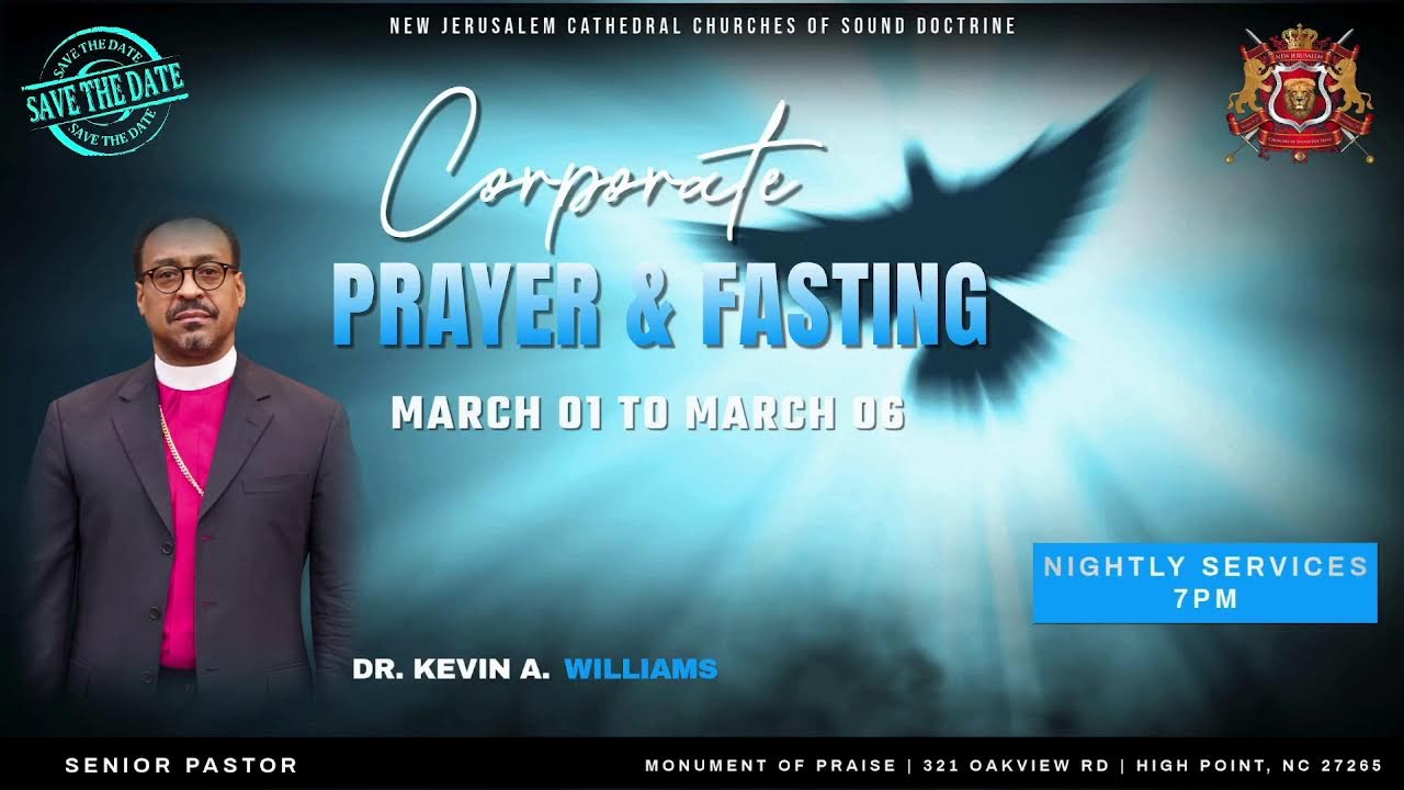 11am: No room for fear// Dr. Kevin A. Williams