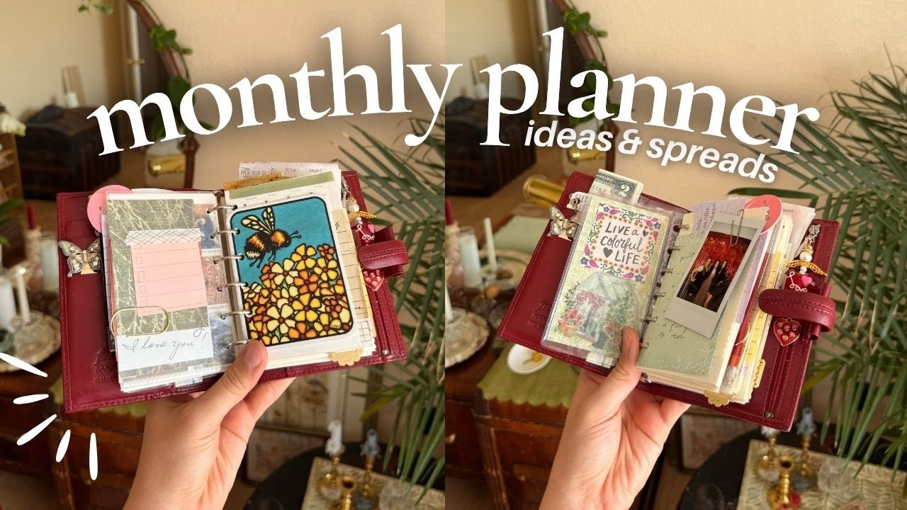 5 things to do in your planner every month!!✨