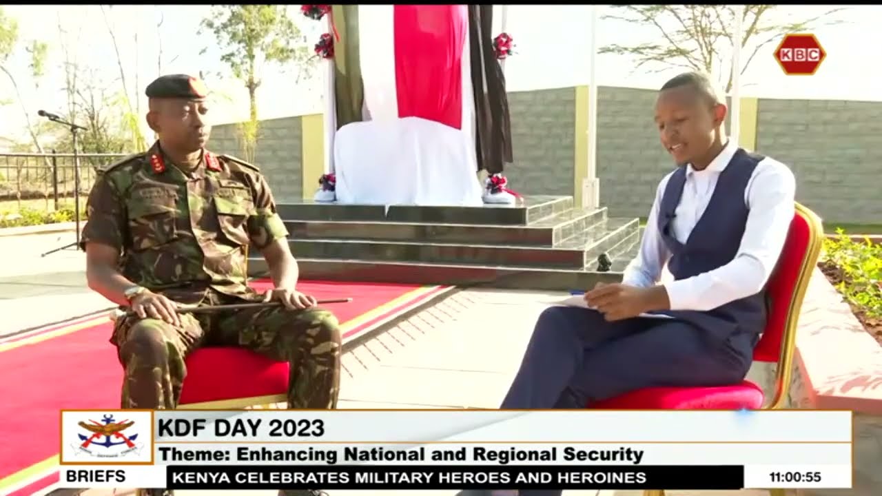 KDF Day 2023 Celebrations : One On One with Major General Juma Mwinyikai