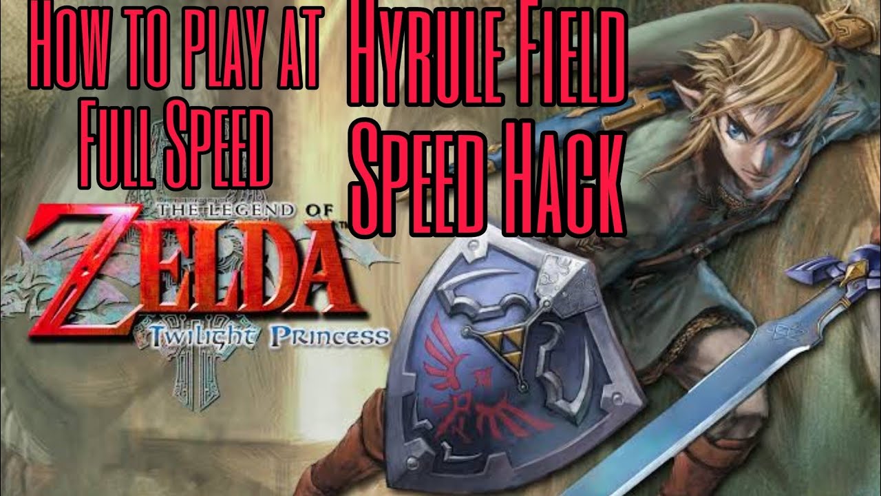 Legend of Zelda Twilight Princess |  Full Speed & Fps | Hyrule Field Speed Hack | Dolphin MMJ |