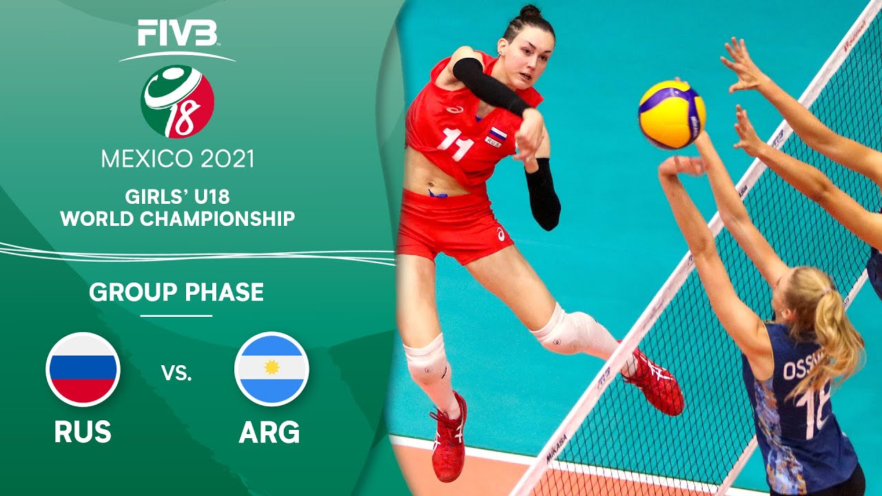 RUS vs. ARG - Group Phase | Girls U18 Volleyball World Champs 2021