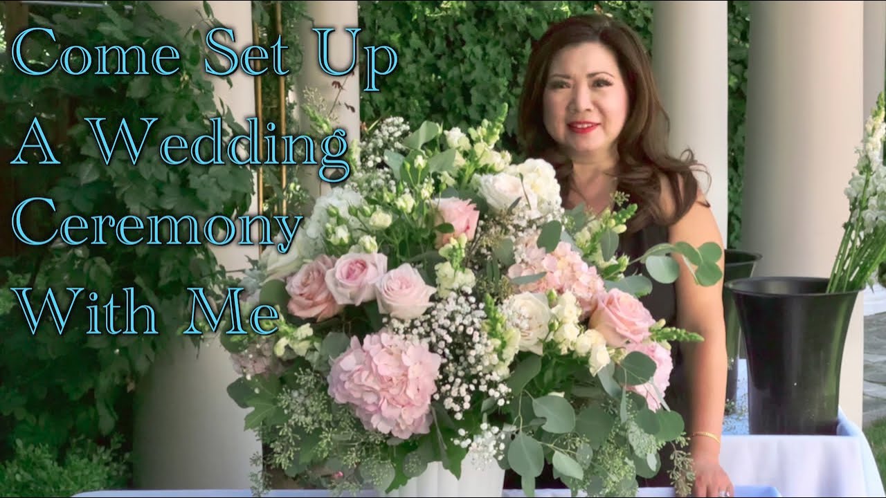 A Glimpse of the Life of an Event Florist Part 2: The Wedding Ceremony