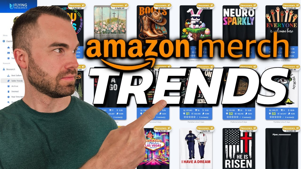 Find Amazon Merch Trends That SELL (Step-by-Step Guide)