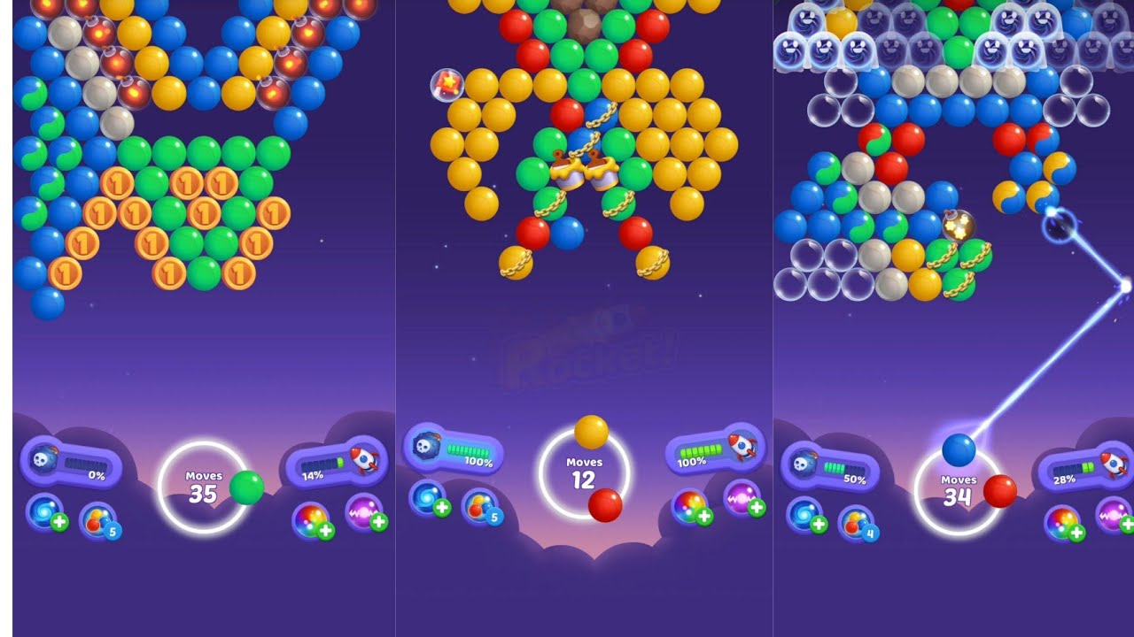 Bubble Shooter Game Play || Super Satisfying Bubble Pop || Android Gameplay 