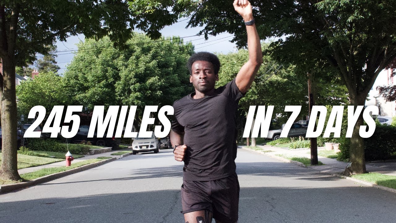 I RAN 245 MILES IN 7 DAYS | high mileage run week | NYC runs subway system challenge