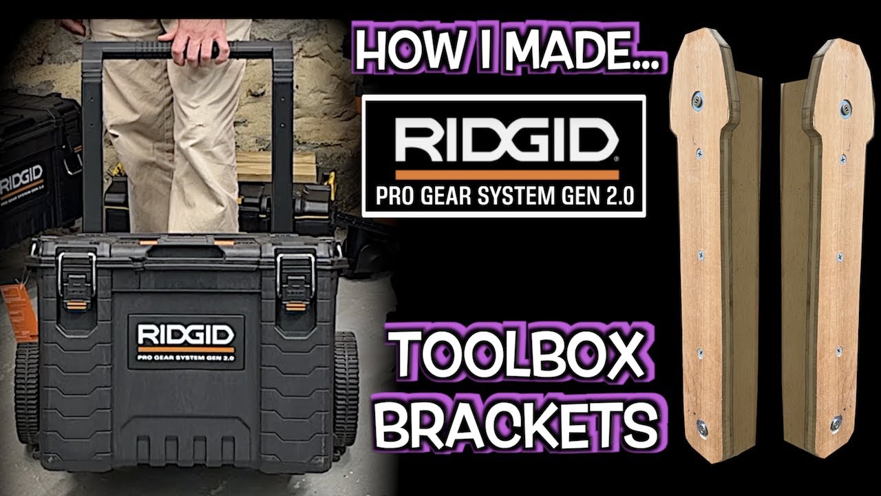 DIY – RIDGID 2.0 Pro Gear Toolbox Halterungen – So bauen