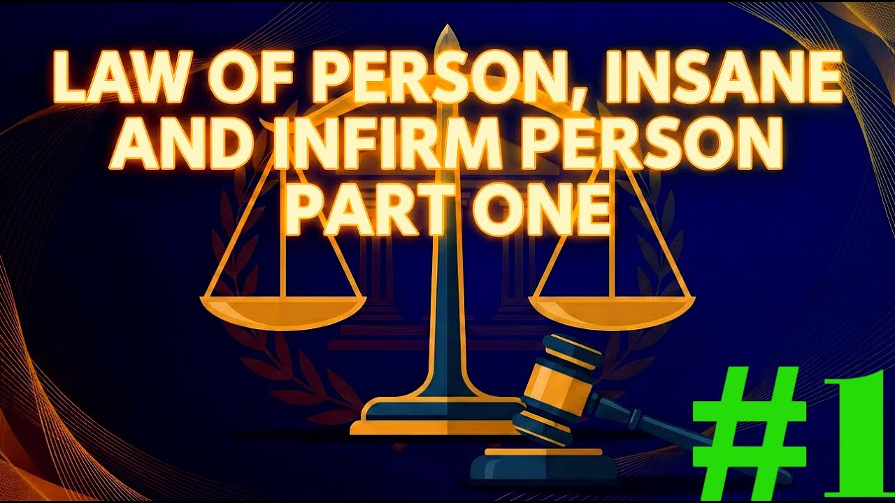 Insane and Infirm Person Part-One/1