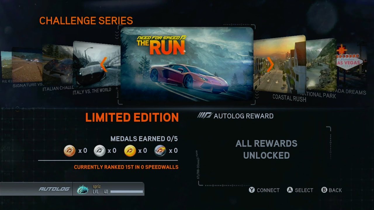 WRs in NFS The Run