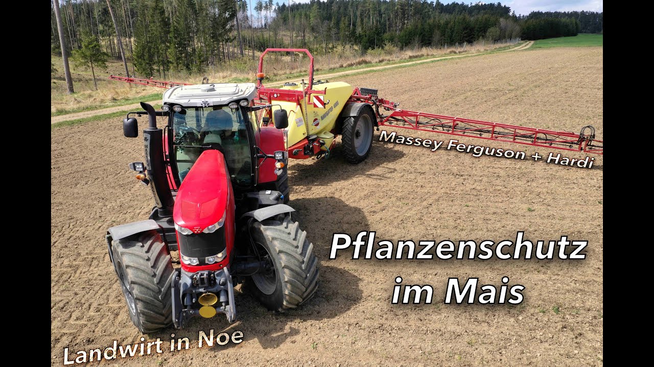 Pflanzenschutz im Mais🌽I Massey Ferguson 7620 I Hardi Navigator 4000