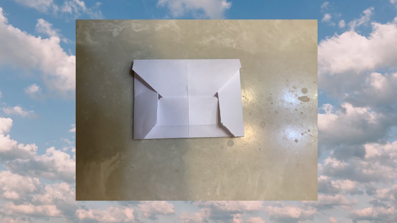How to make easy origami letter envelope